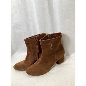 Toms Brown Suede Ankle Boots